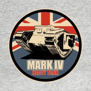 WW1 Mark IV Tank (Small logo) T-Shirt